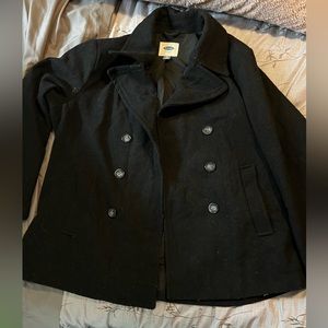 Old Navy black pea coat